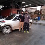 Gonzalo Weiss cumplió con 100 kilómetros de pruebas sobre un auto de rally en España 1