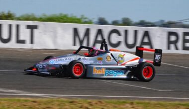 Mairu no pudo terminar la primera final en la Fórmula 3 Entrerriana