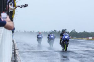Santamaría ganó la 2ª final de la 2da fecha de la Yamaha R3 Blu Cru en Brasil 4