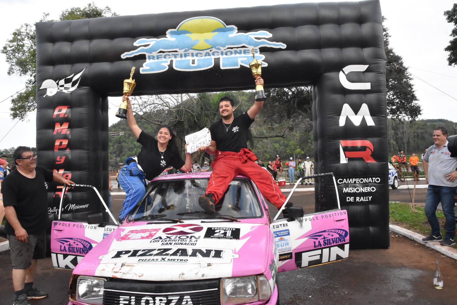 Gabriel Vidal Rodríguez-Ricardo Pszegotski ganó la 4ta fecha del Misionero de Rally en Alba Posse 4