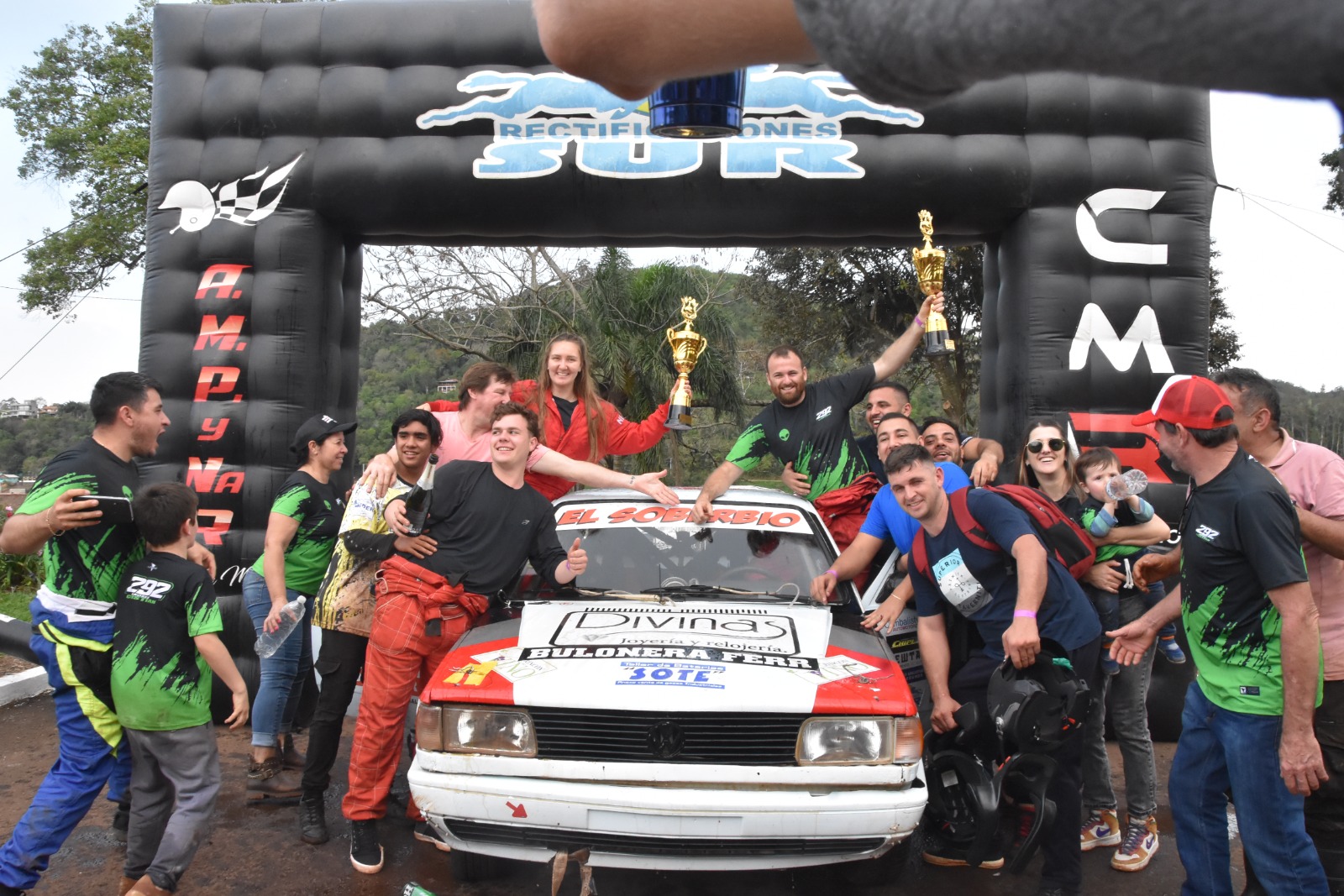 Gabriel Vidal Rodríguez-Ricardo Pszegotski ganó la 4ta fecha del Misionero de Rally en Alba Posse 1