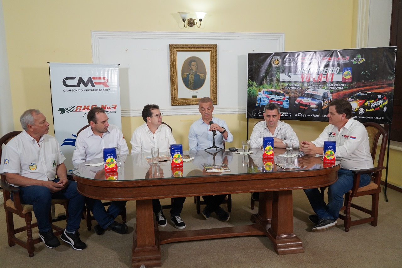 Se presentó la 5° fecha del Misionero de Rally, que se correrá en San Vicente